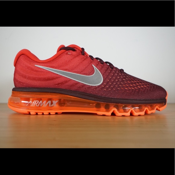 Nike Other - Nike Air Max 2017 Maroon Red Running Shoes
